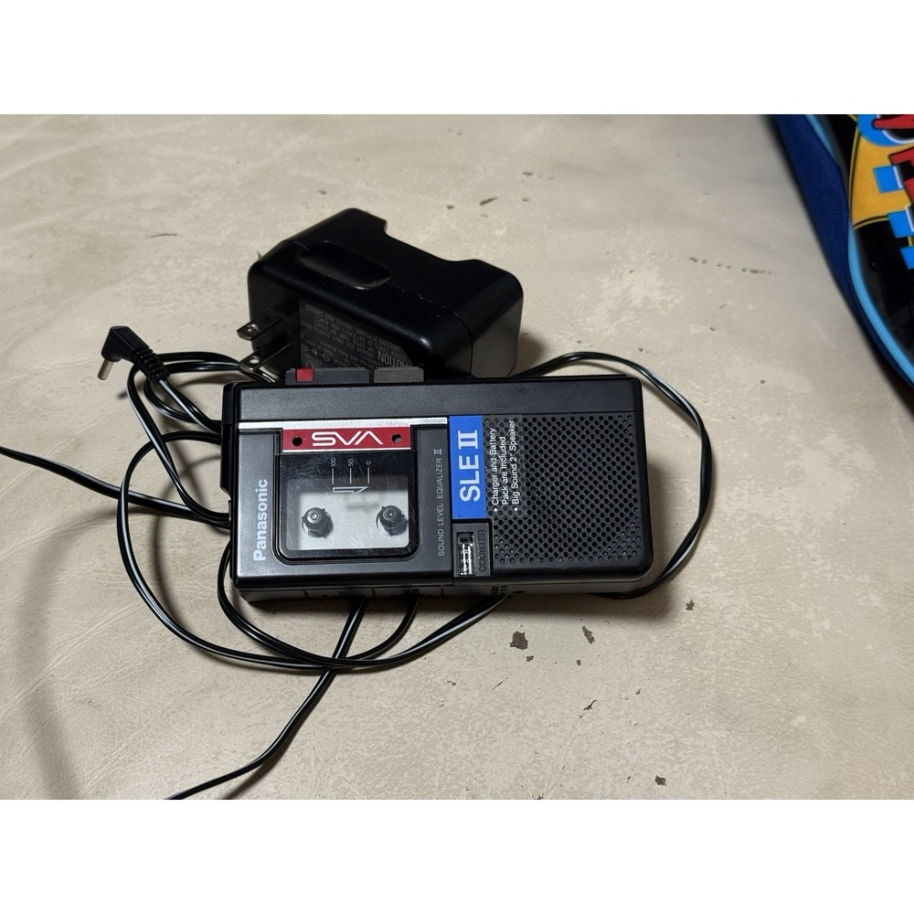 Panasonic RN-125 Microcasette Recorder Voice Activated, W/power Cord ,works